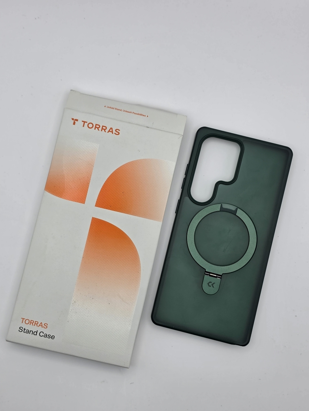 Torras Case Samsung S26 Ultra Green Case With Stand